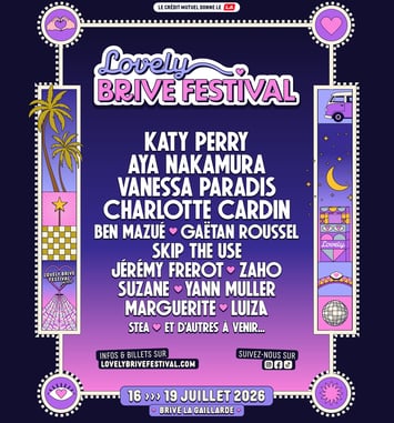 Lovely Brive Festival 2026 affiche