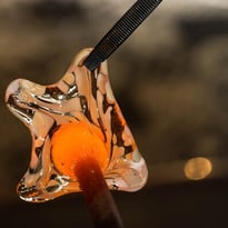 Atelier "fleur en verre soufflé"
