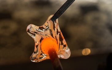 Atelier "fleur en verre soufflé"
