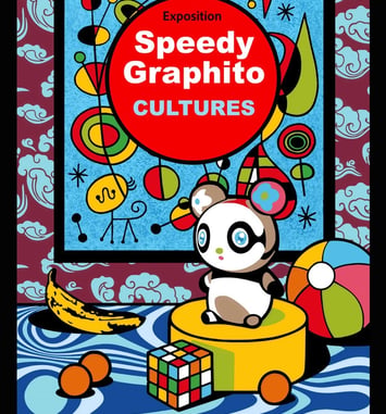 Visite libre de l'exposition "Cultures, oeuvres de Speedy Graphito"