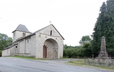 Visite guidée de l'église de Margerides et du Monument aux morts