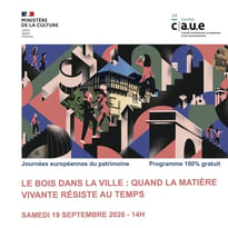 Le bois dans la Ville : quand la matière vivante résiste au temps