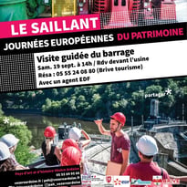 Visite guidée du barrage du Saillant